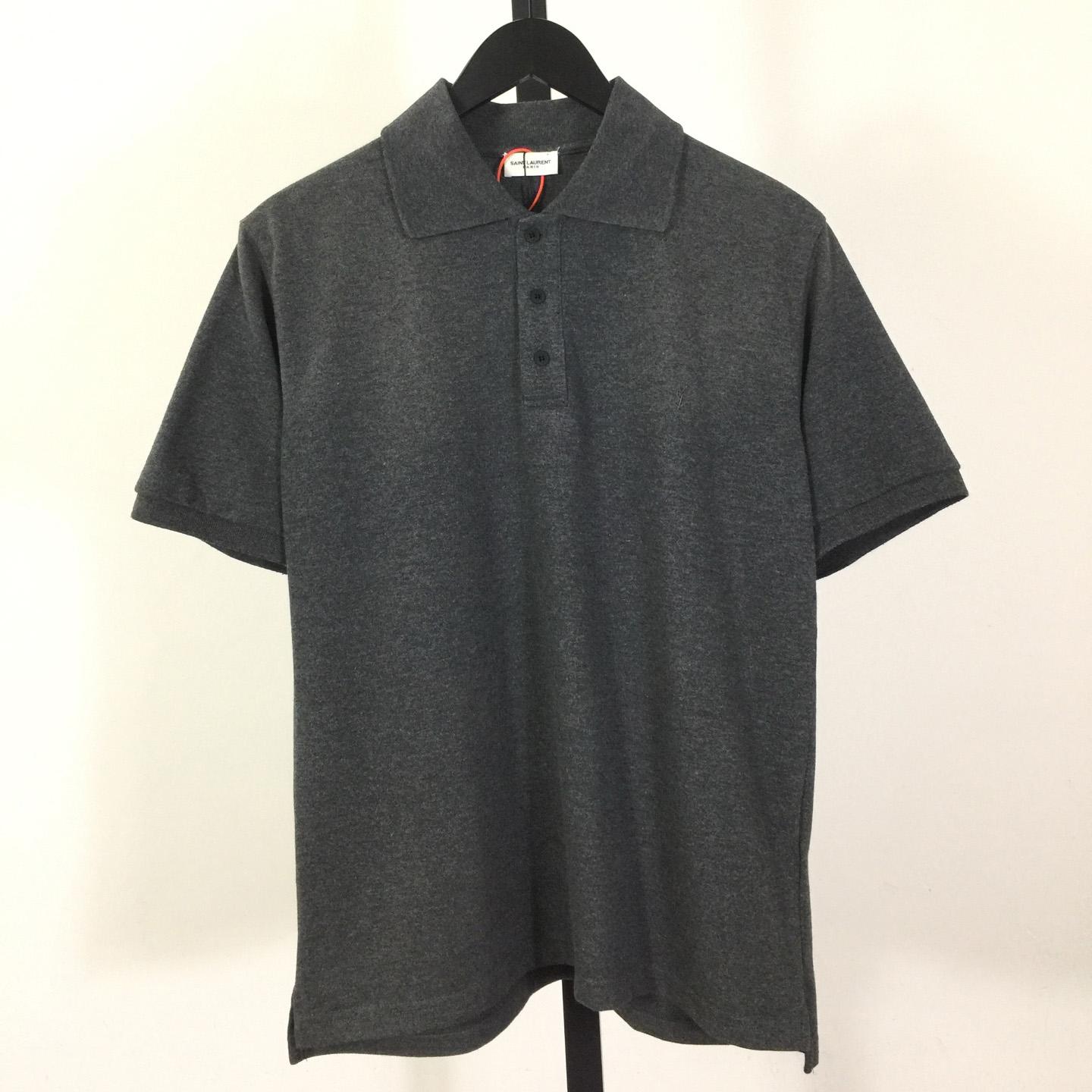 Saint Laurent Wool Knit Polo Top  - PerfectKickZ
