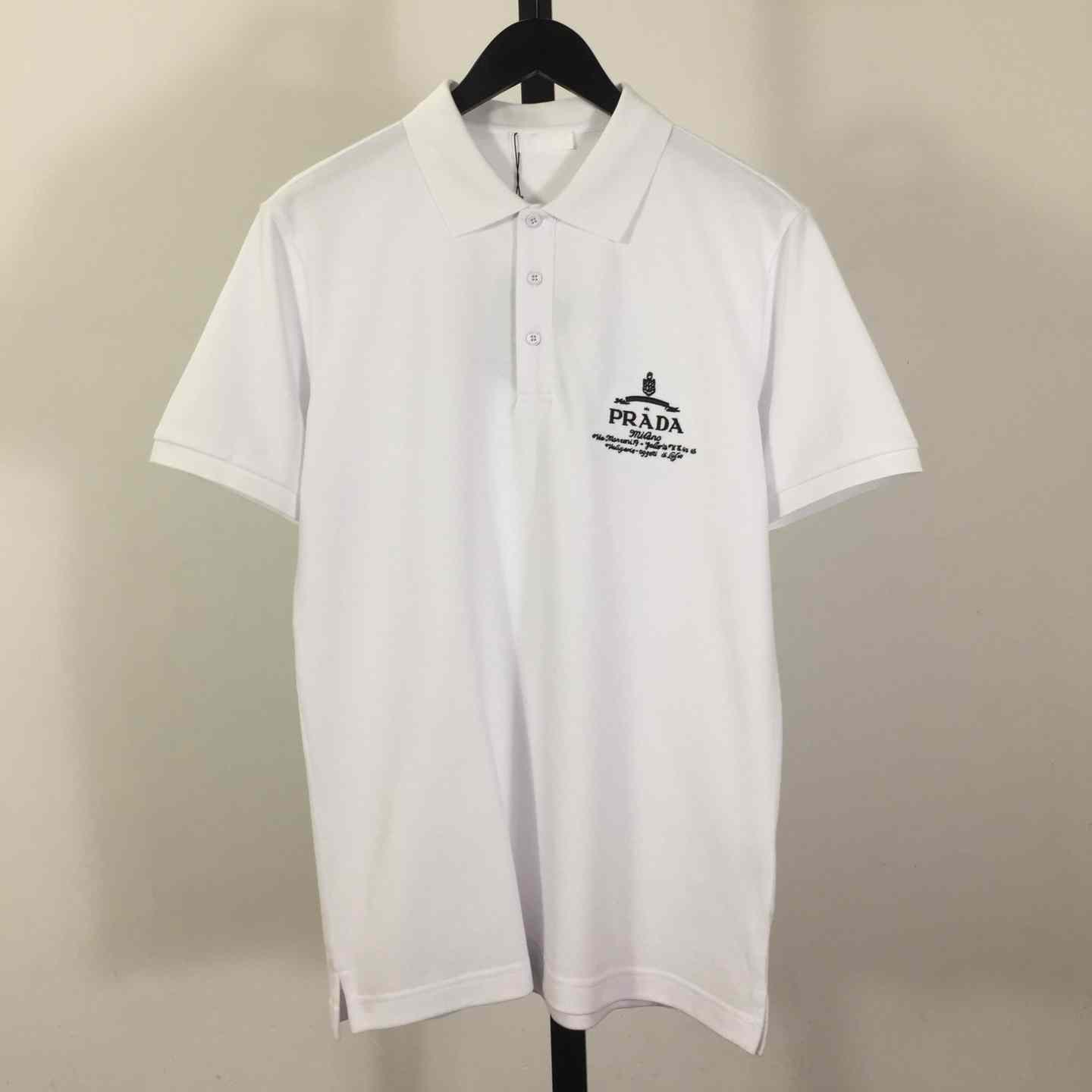 Prada Short-sleeved Piqué Polo Shirt - PerfectKickZ