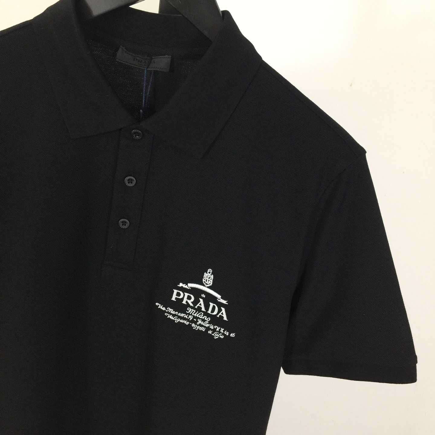 Prada Short-sleeved Piqué Polo Shirt - PerfectKickZ