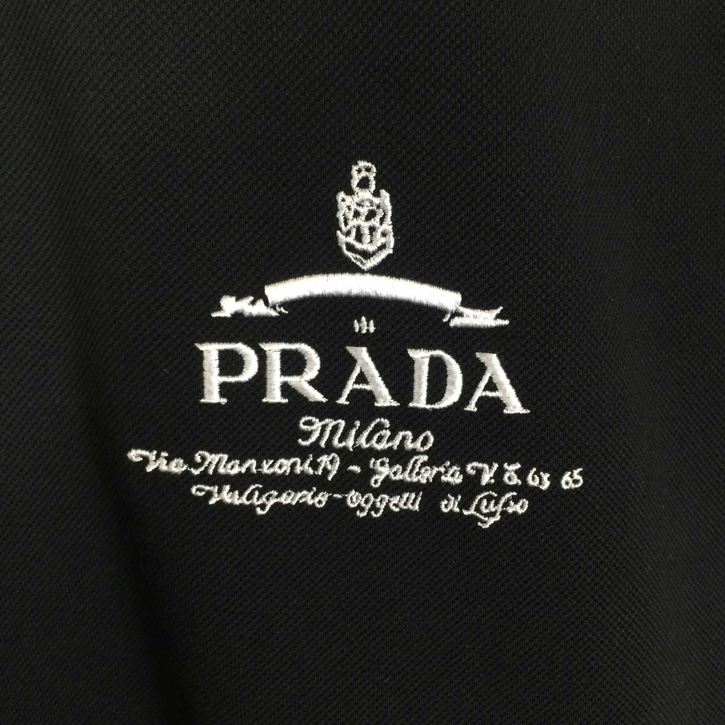 Prada Short-sleeved Piqué Polo Shirt - PerfectKickZ