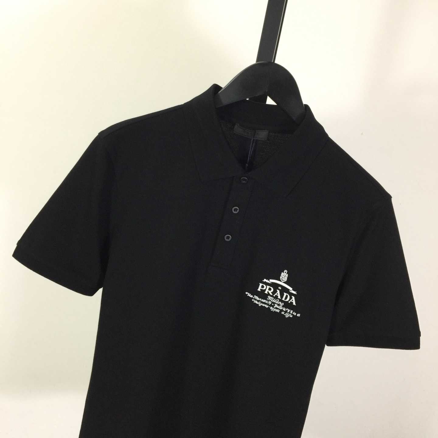 Prada Short-sleeved Piqué Polo Shirt - PerfectKickZ