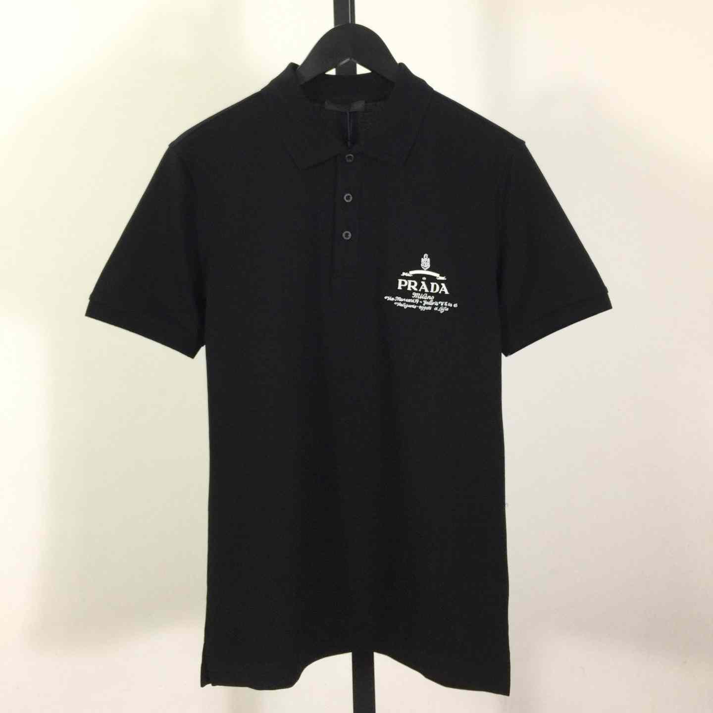 Prada Short-sleeved Piqué Polo Shirt - PerfectKickZ