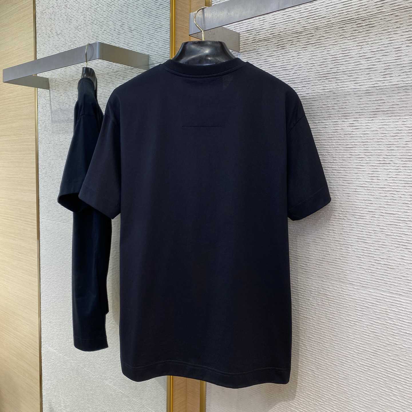 Givenchy T-shirt In Cotton With HG Embroidery - PerfectKickZ