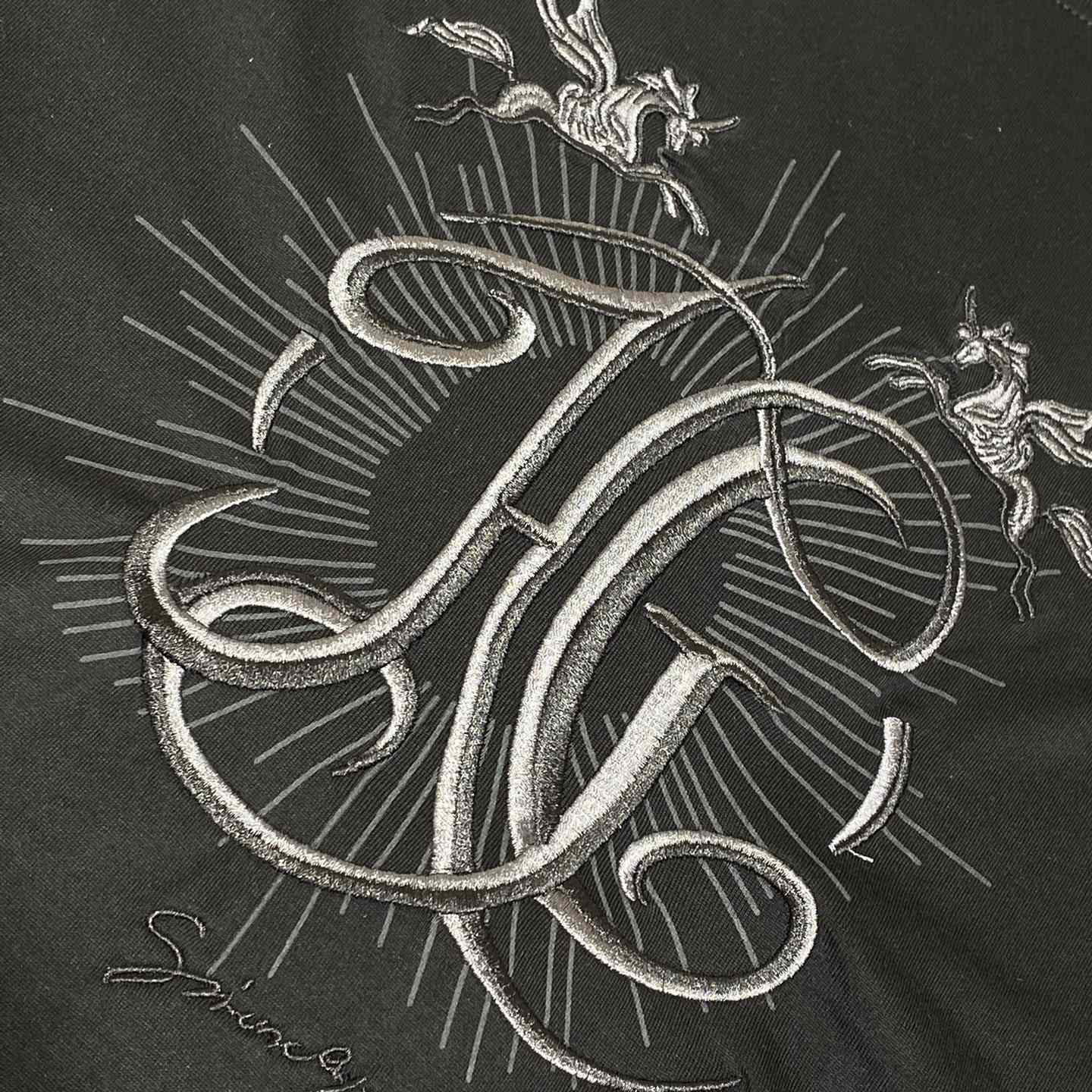Givenchy T-shirt In Cotton With HG Embroidery - PerfectKickZ