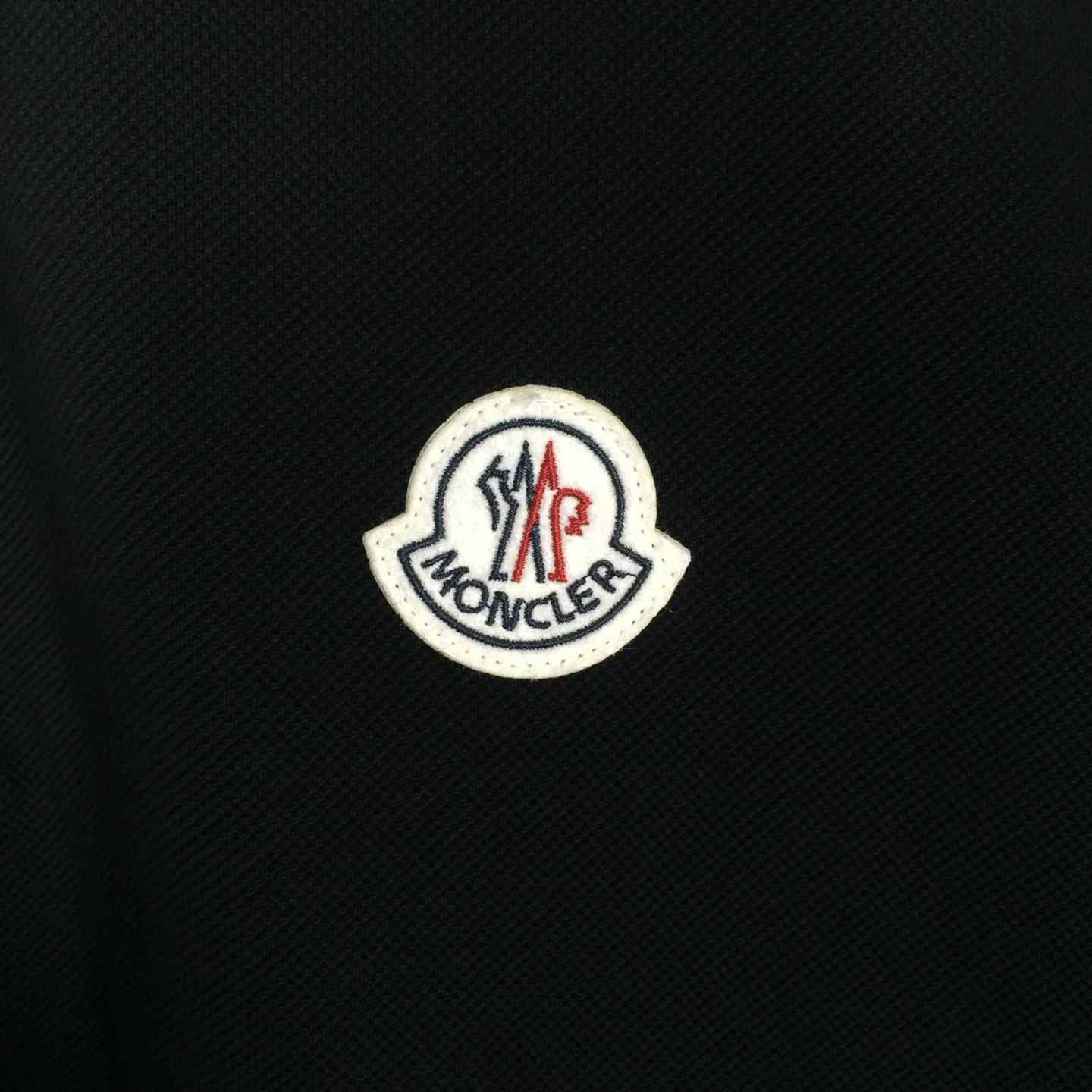 Moncler Logo Cotton Polo Shirt - PerfectKickZ