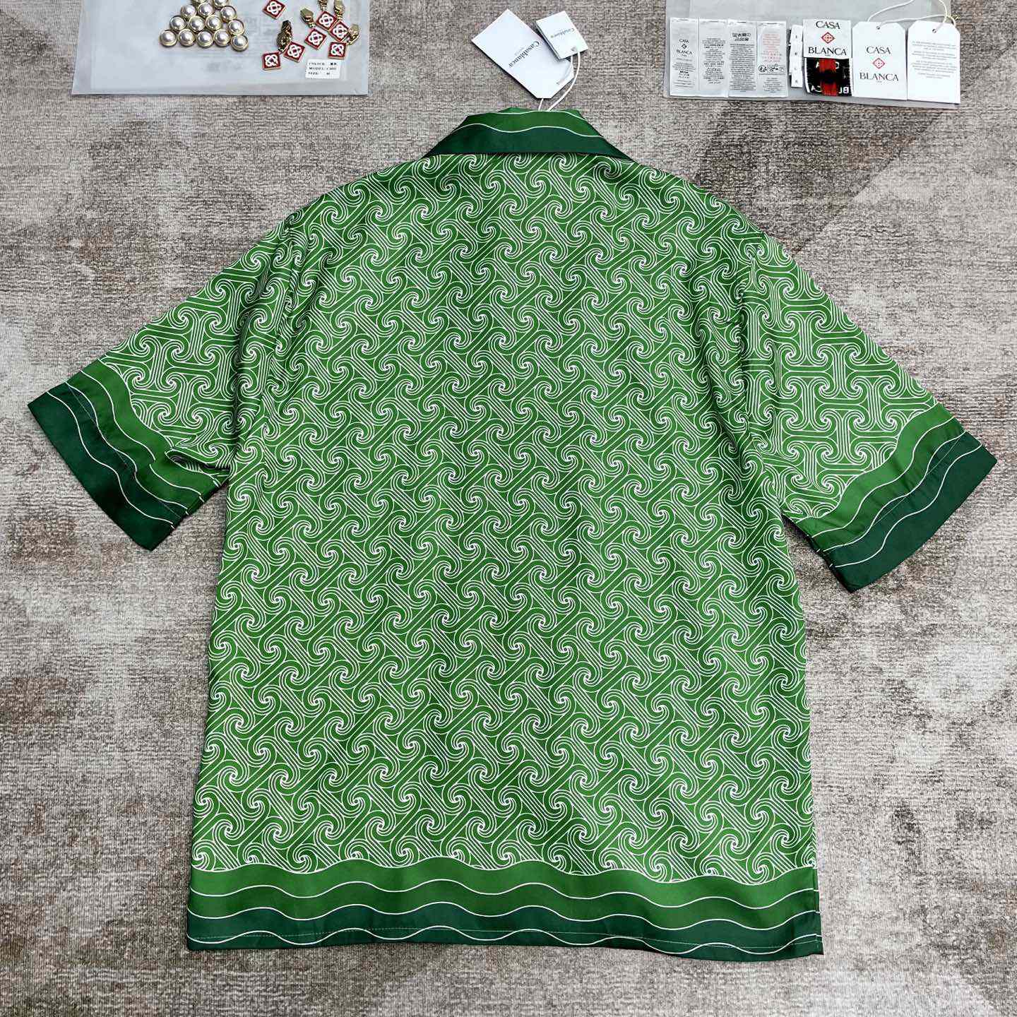 Casablanca Column-monogram Shirt  CA3518 - PerfectKickZ