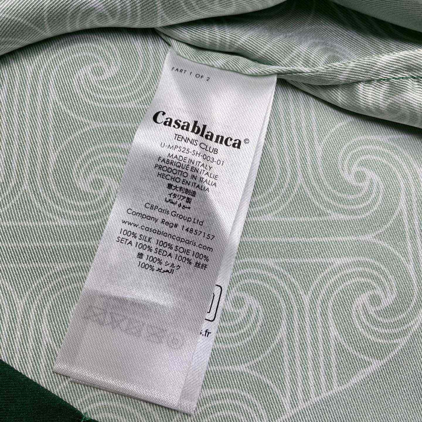 Casablanca Column-monogram Shirt  CA3518 - PerfectKickZ
