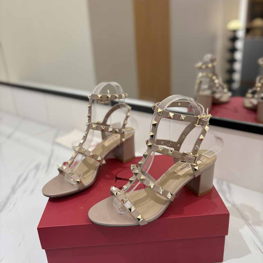 Valent Garavani Rockstud 60mm ankle-strap Sandals - PerfectKickZ
