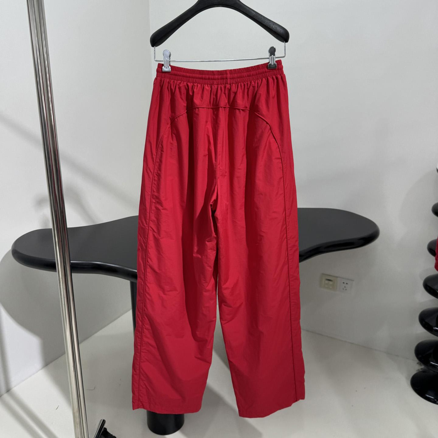Balenciaga Paris Soccer Tracksuit Pant In Red - 