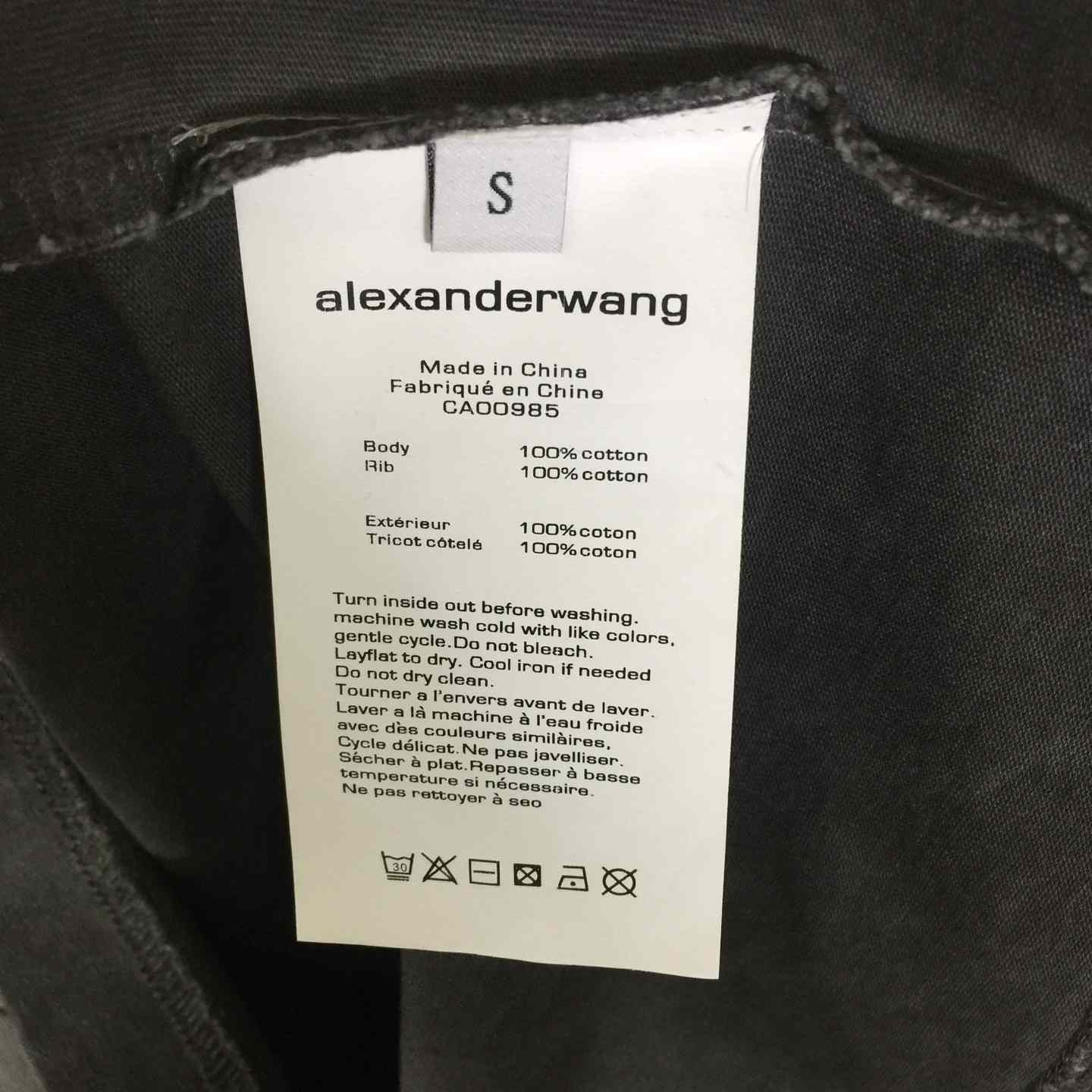 Alexander Wang Cotton T-Shirt     - PerfectKickZ