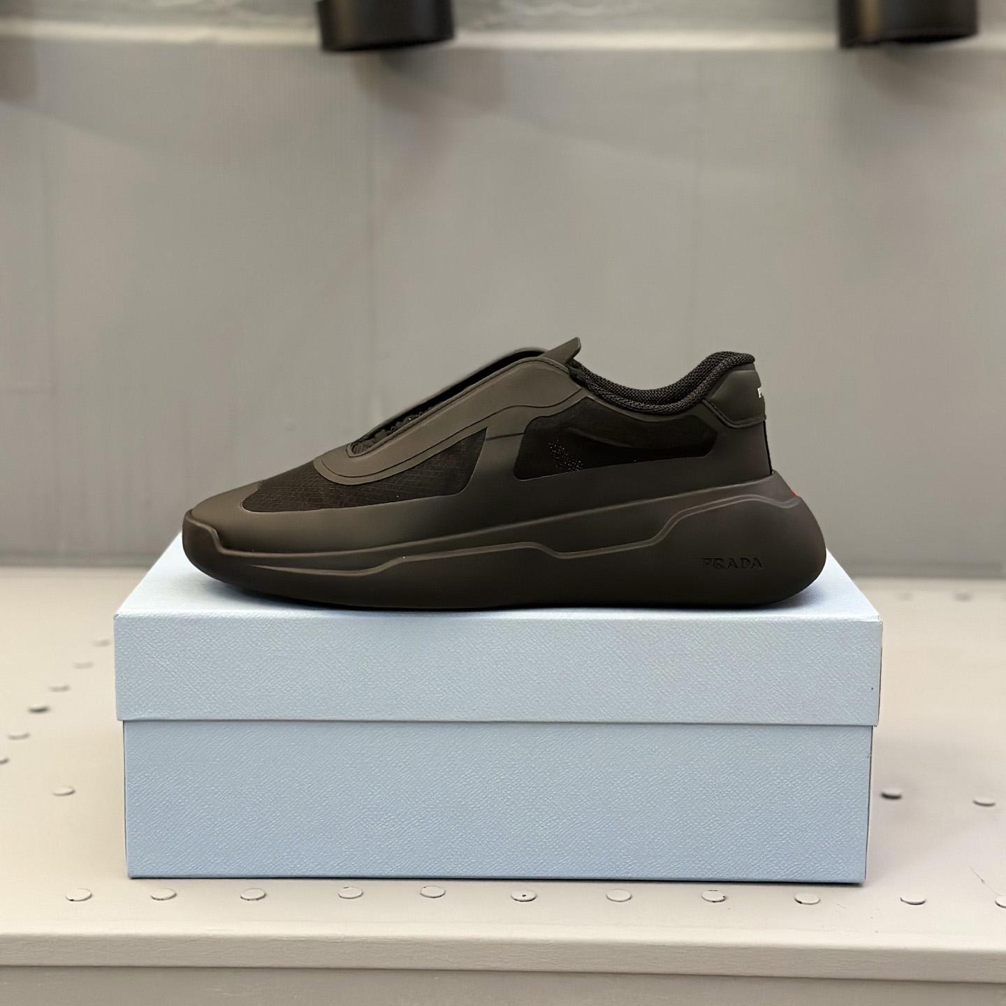 Prada America's Cup Re-Nylon And Bike Fabric Sneakers - PerfectKickZ