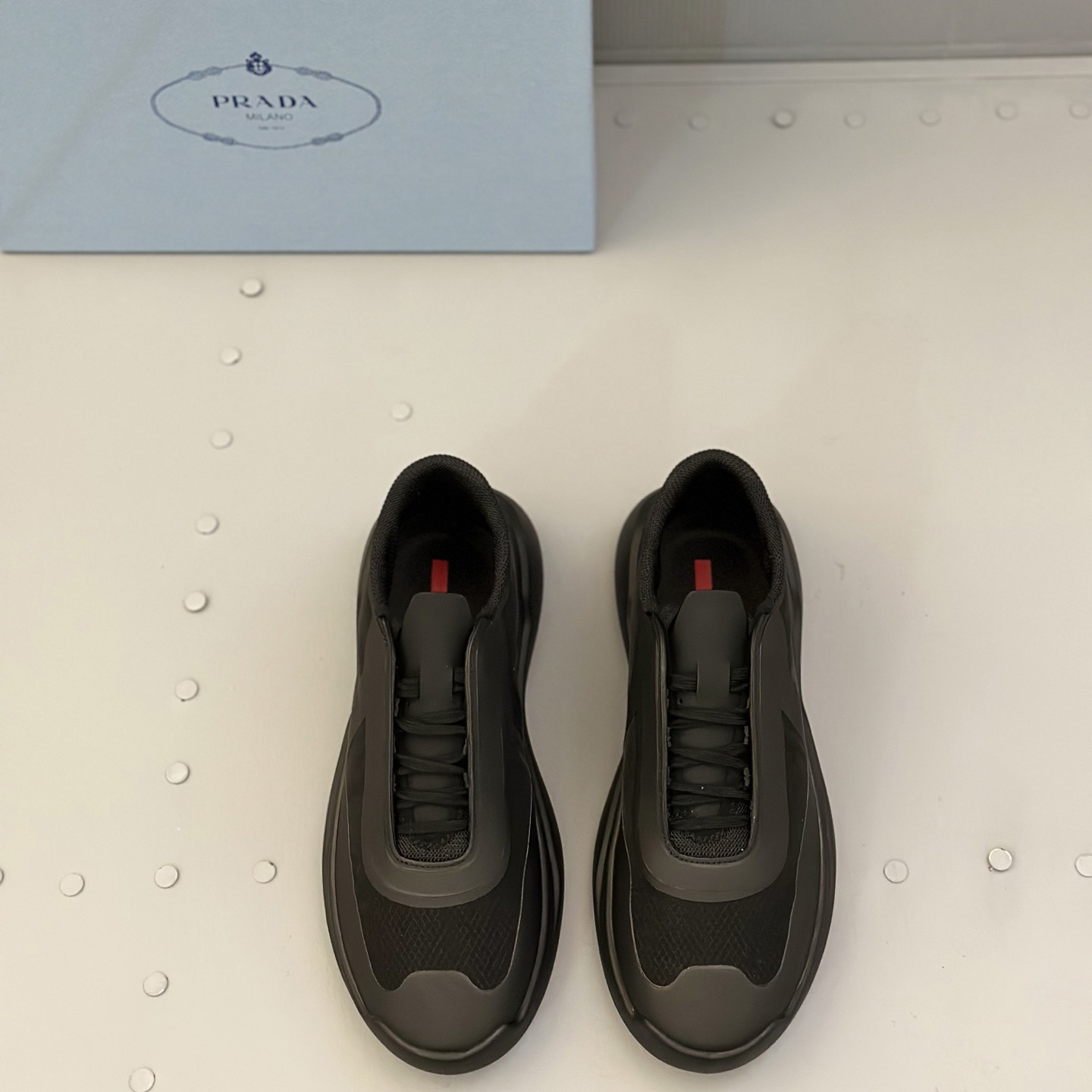 Prada America's Cup Re-Nylon And Bike Fabric Sneakers - PerfectKickZ