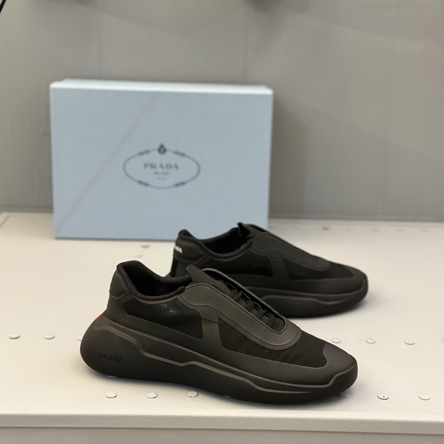Prada America's Cup Re-Nylon And Bike Fabric Sneakers - PerfectKickZ