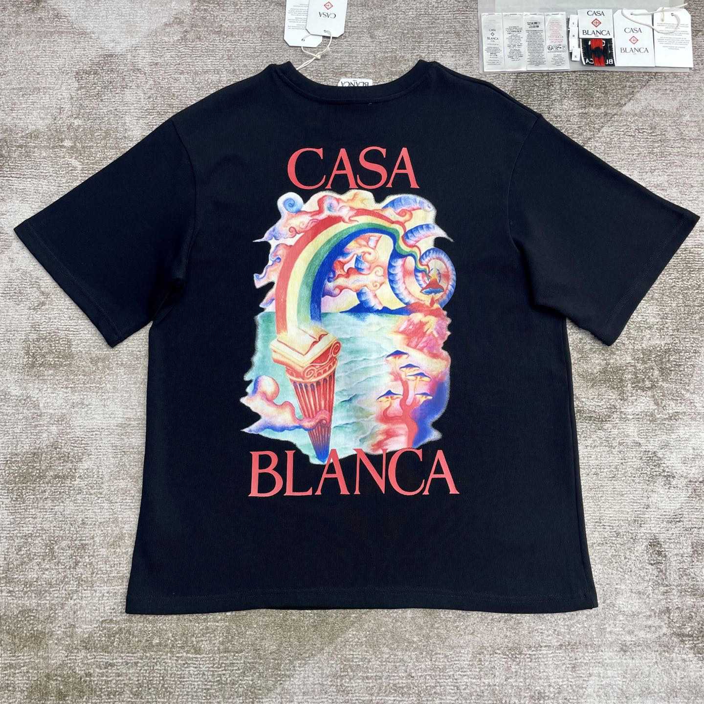 Casablanca Nature Teacher Printed Cotton T-Shirt   C951 - PerfectKickZ