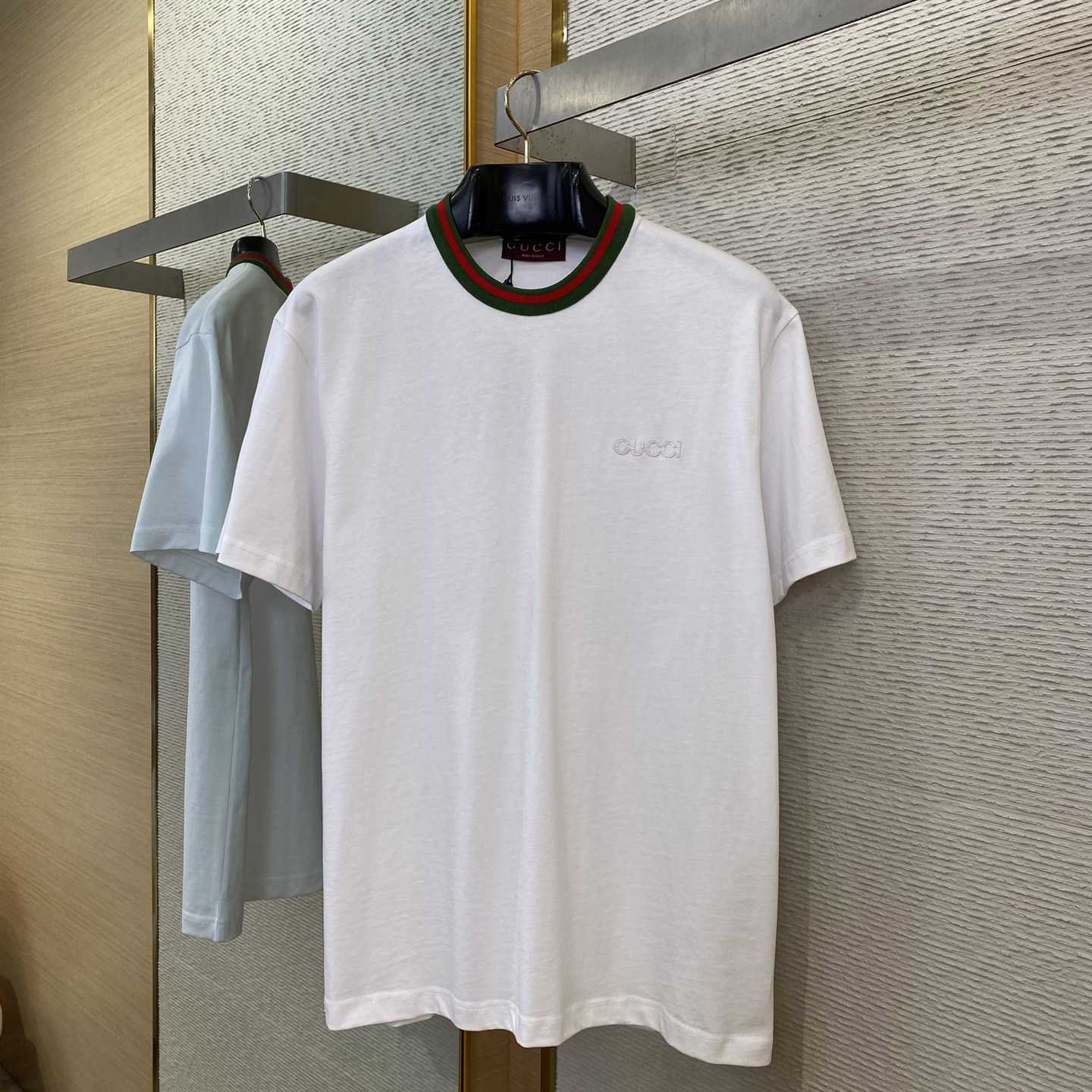 Gucci Jersey T-shirt With Web - PerfectKickZ
