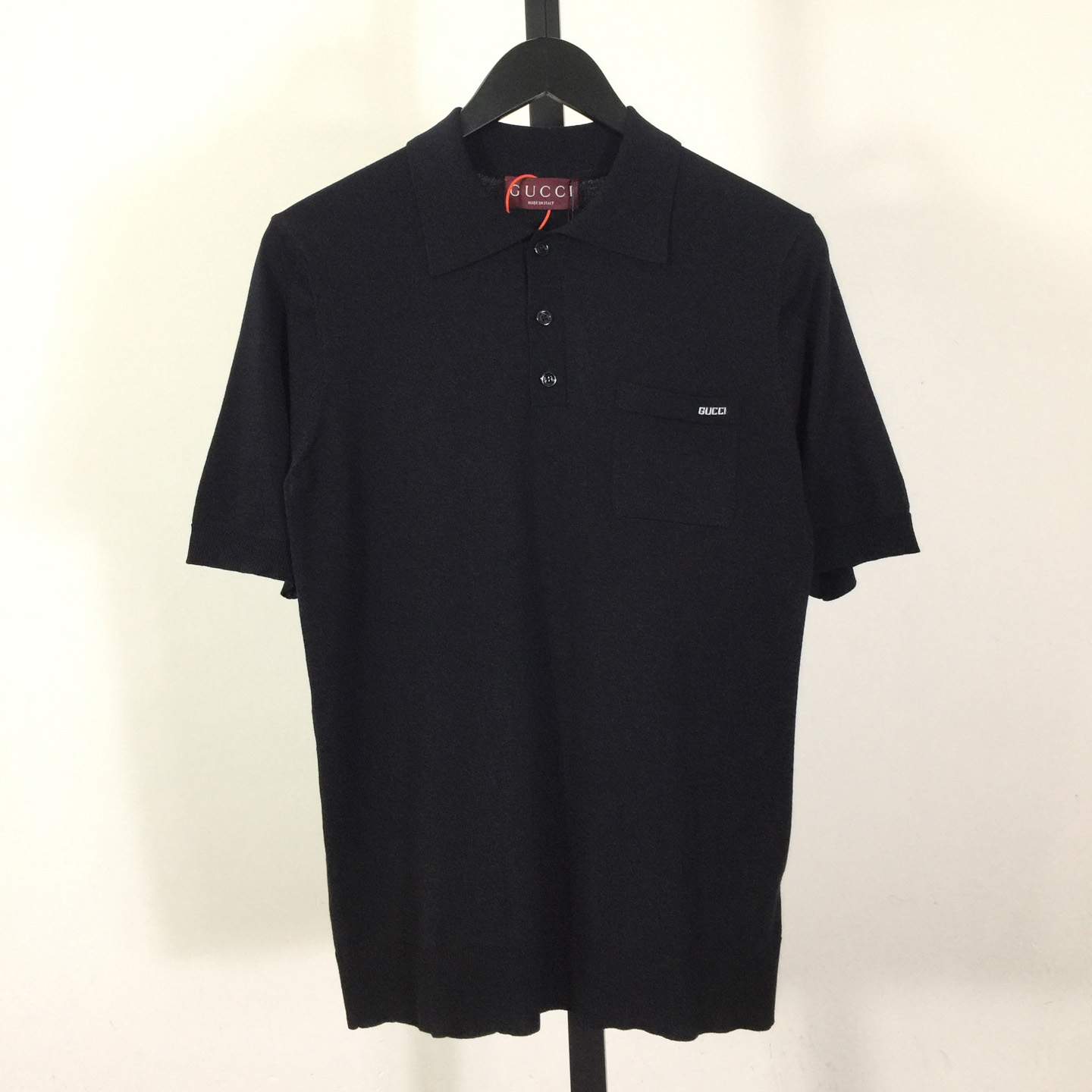 Gucci Fine Wool Knit Polo Top With Intarsia  - PerfectKickZ