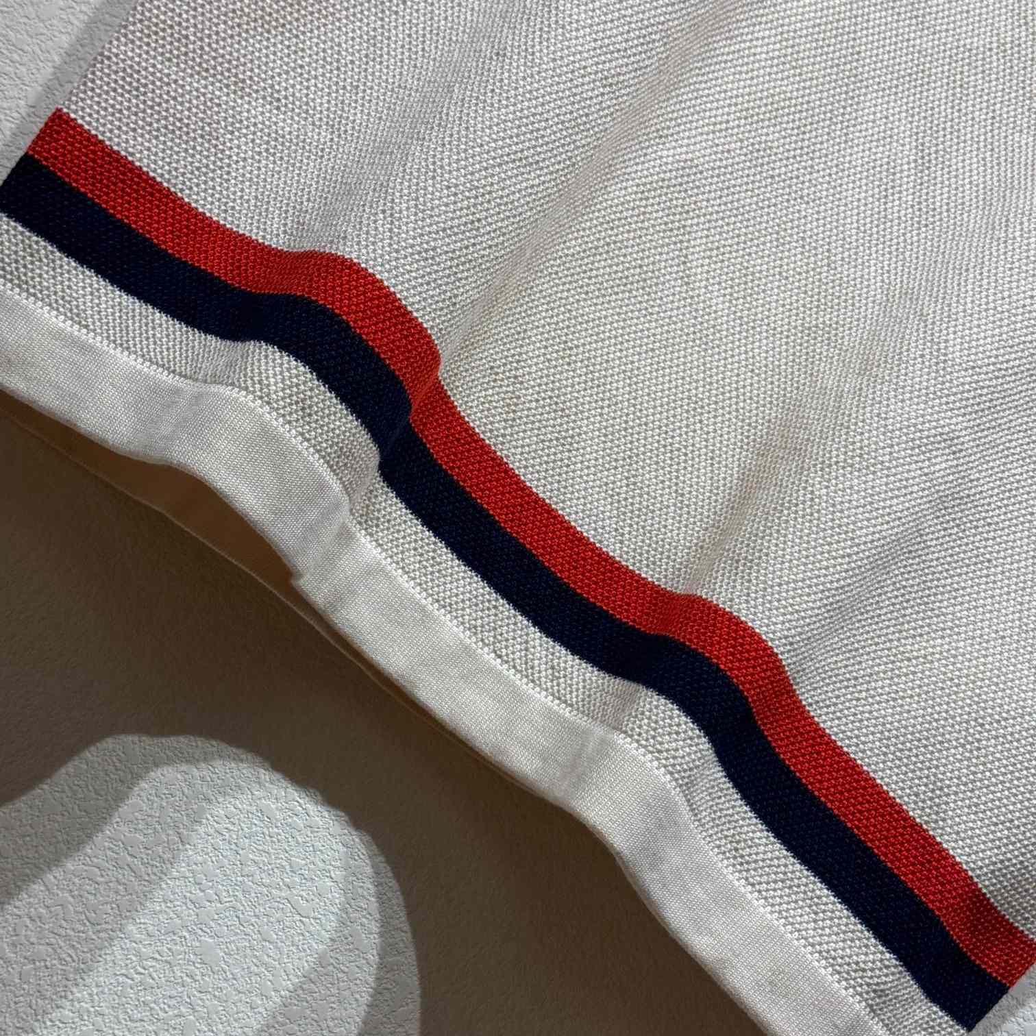 Gucci Knit Cotton Polo Shirt With Web - PerfectKickZ
