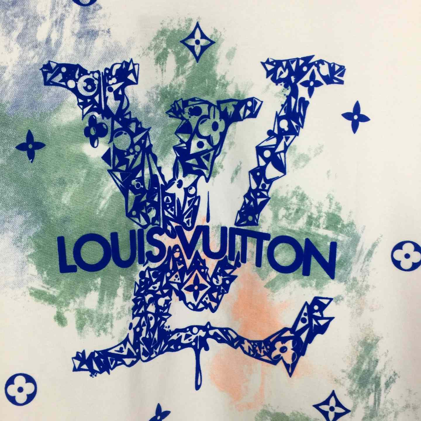 Louis Vuitton Tie - Dyed Cotton T-Shirt     - PerfectKickZ