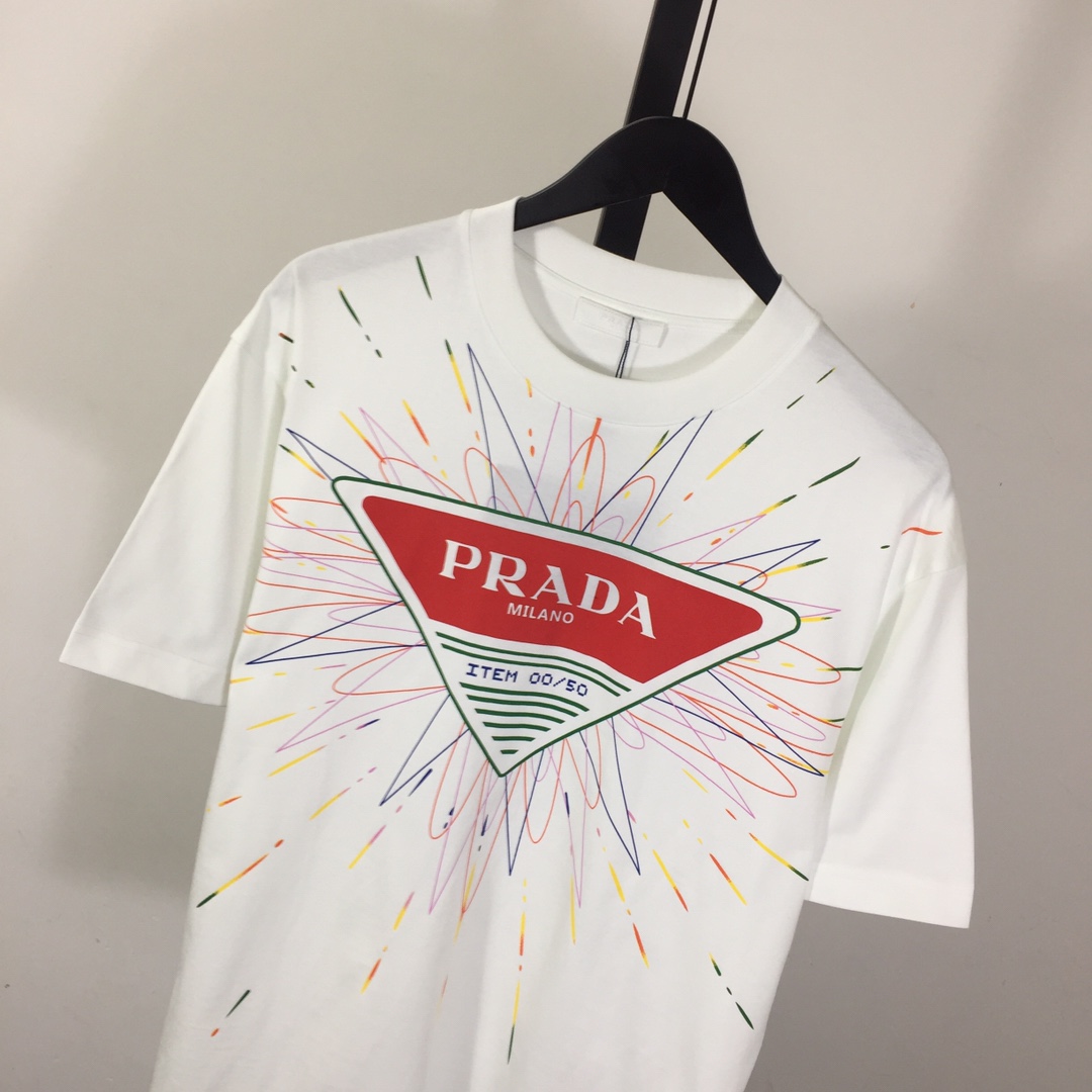 Prada Cotton T-Shirt - PerfectKickZ