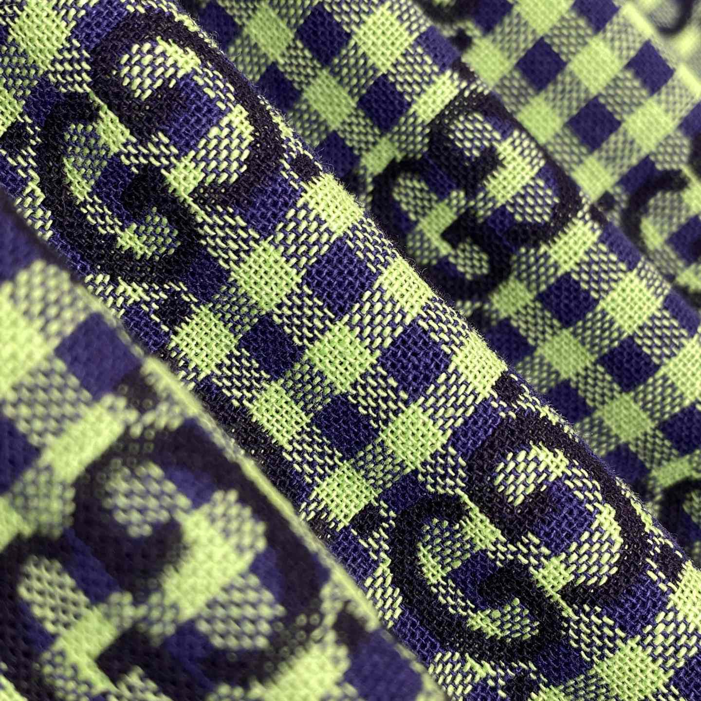 Gucci GG Gingham Cotton Wool Jacket - PerfectKickZ