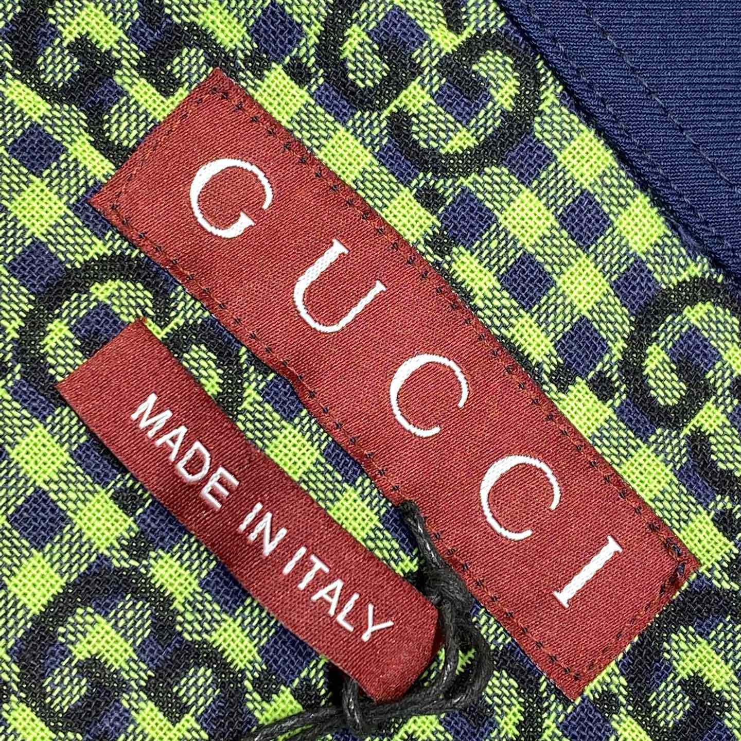 Gucci GG Gingham Cotton Wool Jacket - PerfectKickZ