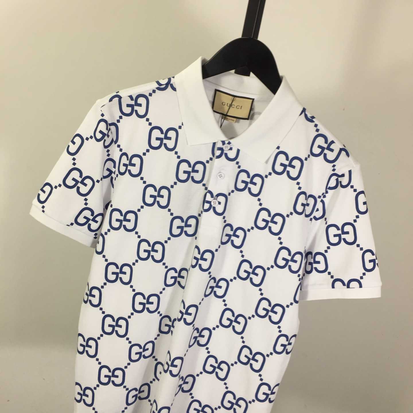 Gucci GG Jacquard Polo Shirt - PerfectKickZ