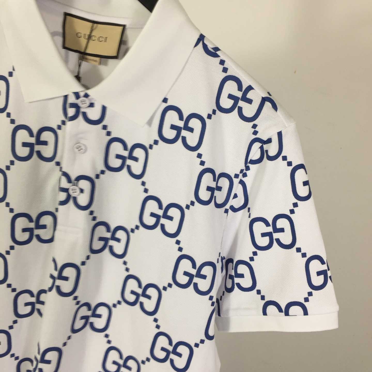 Gucci GG Jacquard Polo Shirt - PerfectKickZ