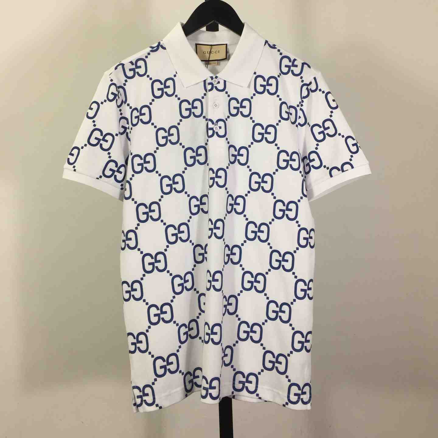Gucci GG Jacquard Polo Shirt - PerfectKickZ