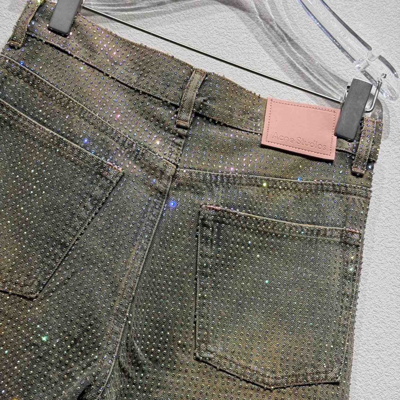 Acne Studios Loose Fit Crystal Studs Jeans - PerfectKickZ