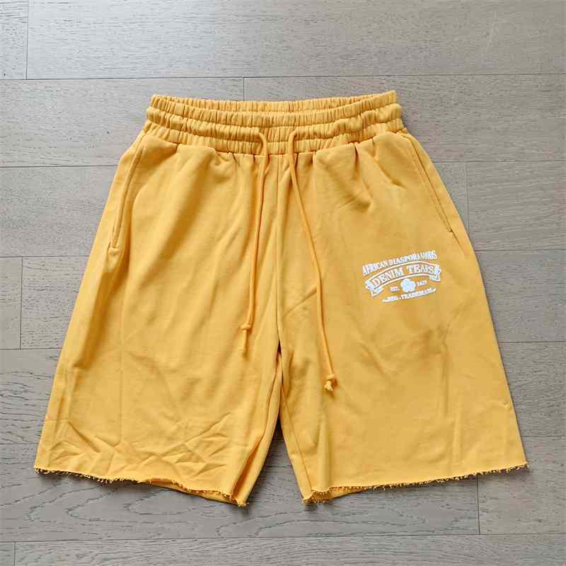 Denim Tears ADG Sweatpants Yellow - PerfectKickZ