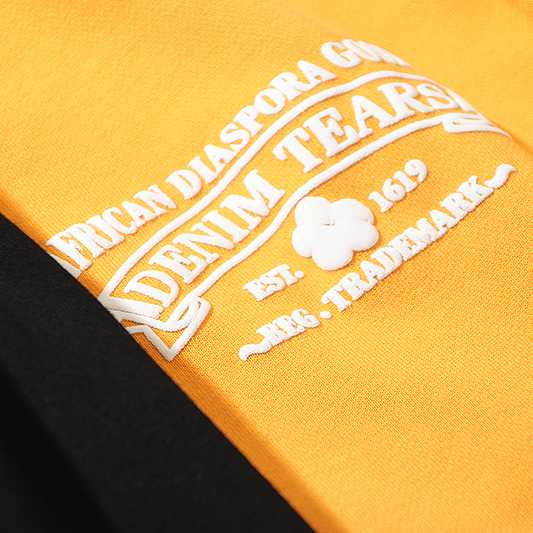 Denim Tears ADG Sweatpants Yellow - PerfectKickZ