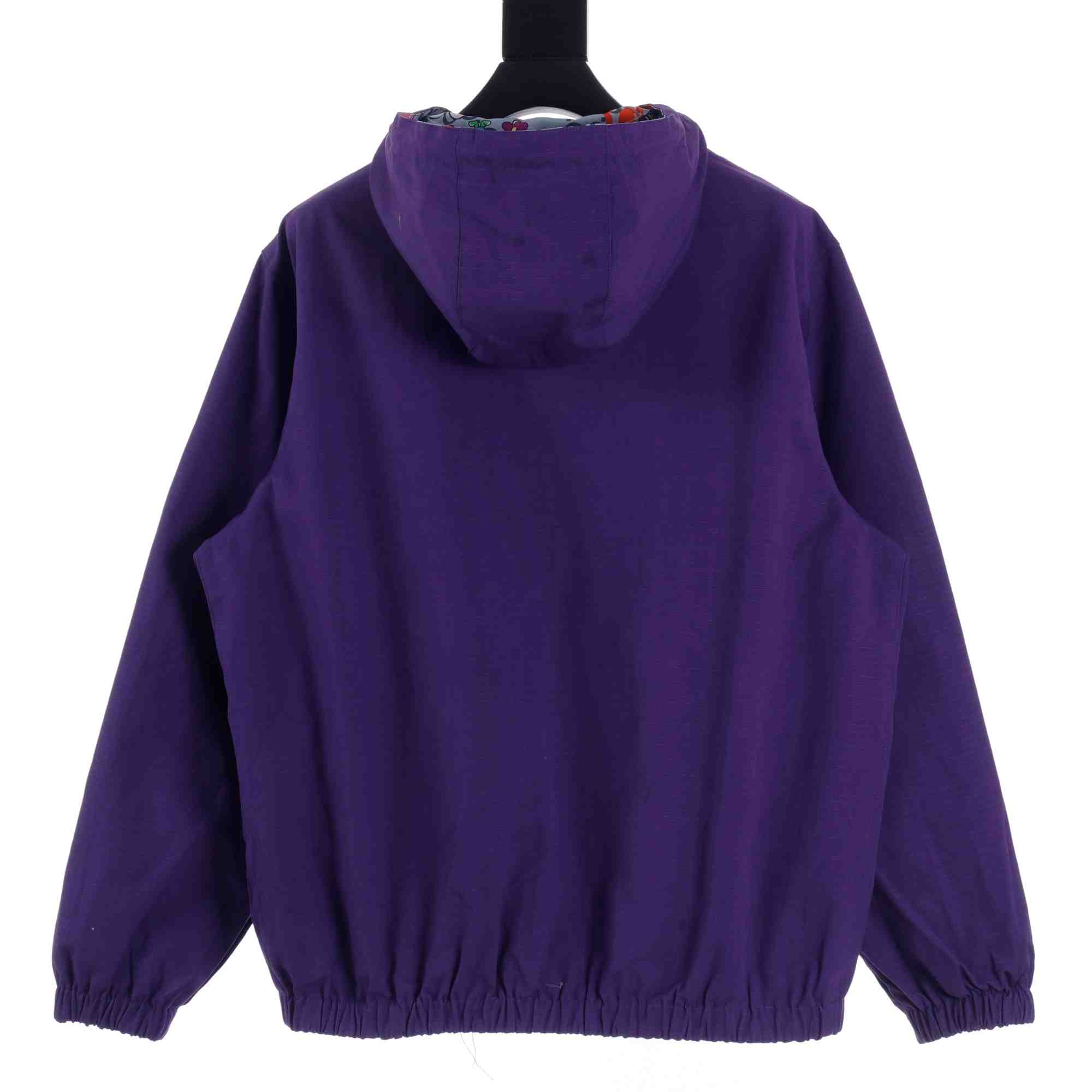 Gucci Reversible Cotton Ripstop Jacket In Purple - PerfectKickZ