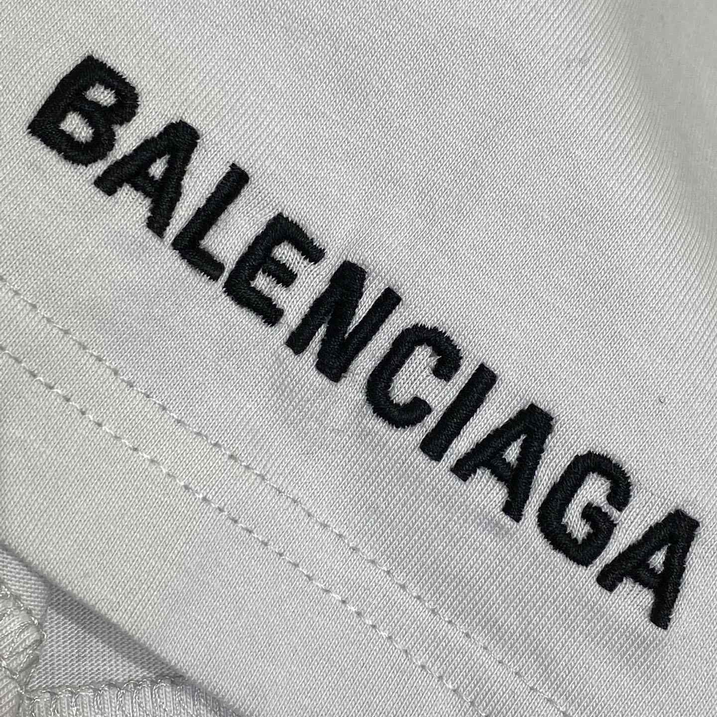 Balenciaga Hi There + Dripley T-Shirt Medium Fit In Dirty White - 