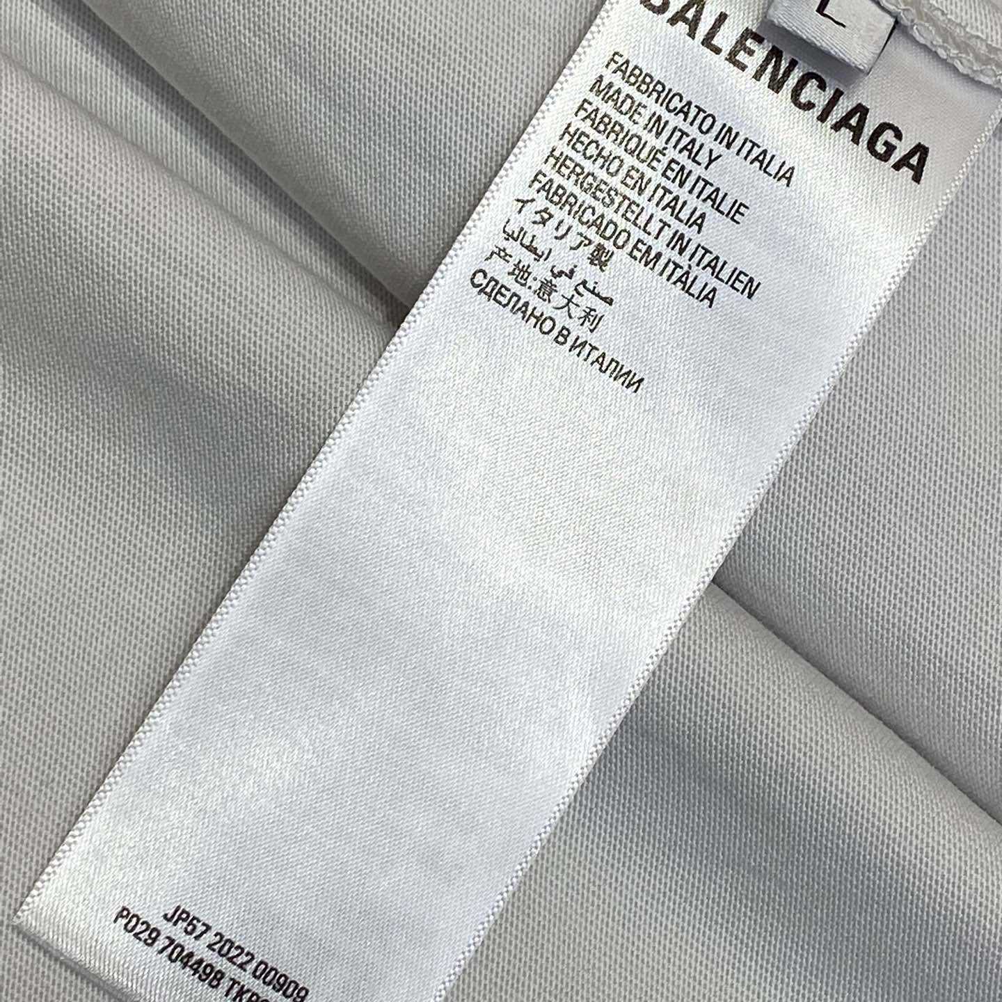 Balenciaga Hi There + Dripley T-Shirt Medium Fit In Dirty White - PerfectKickZ