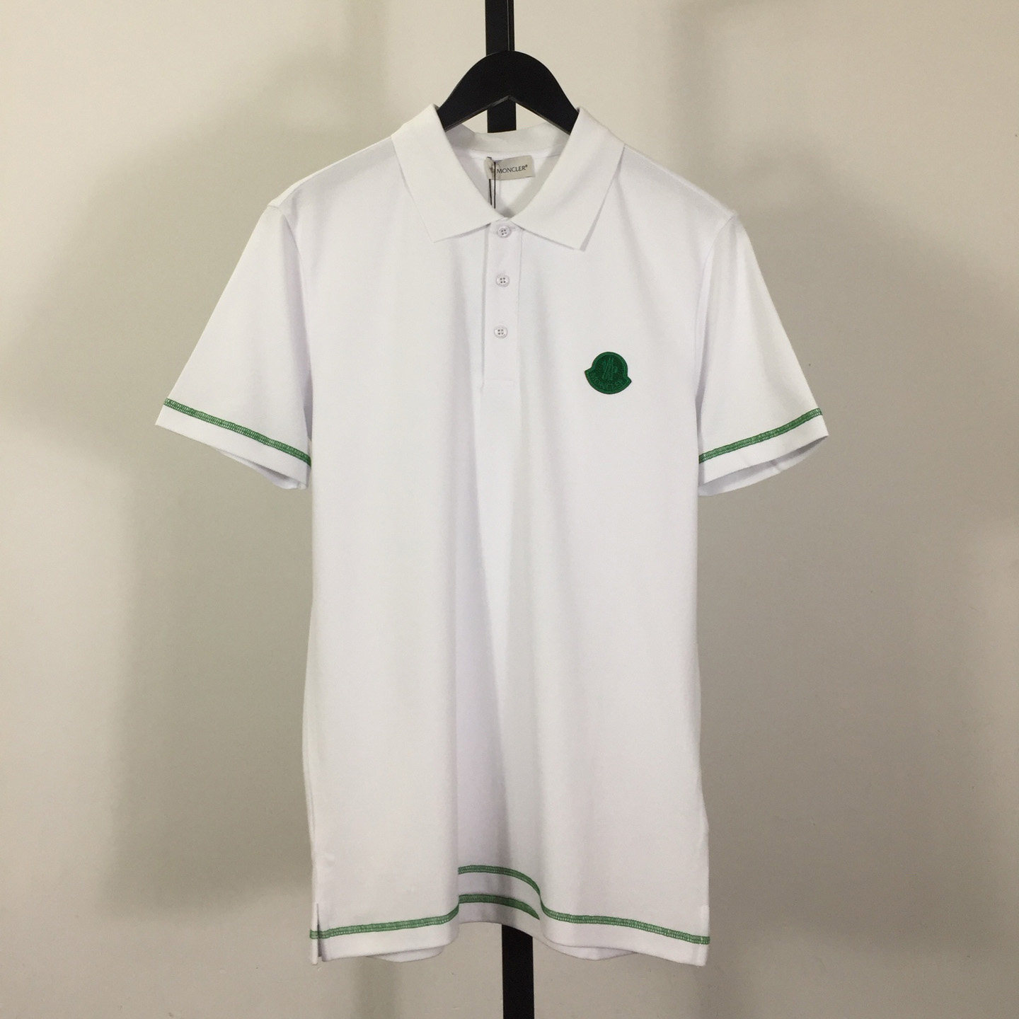 Moncler logo-patch Cotton Polo Shirt - PerfectKickZ
