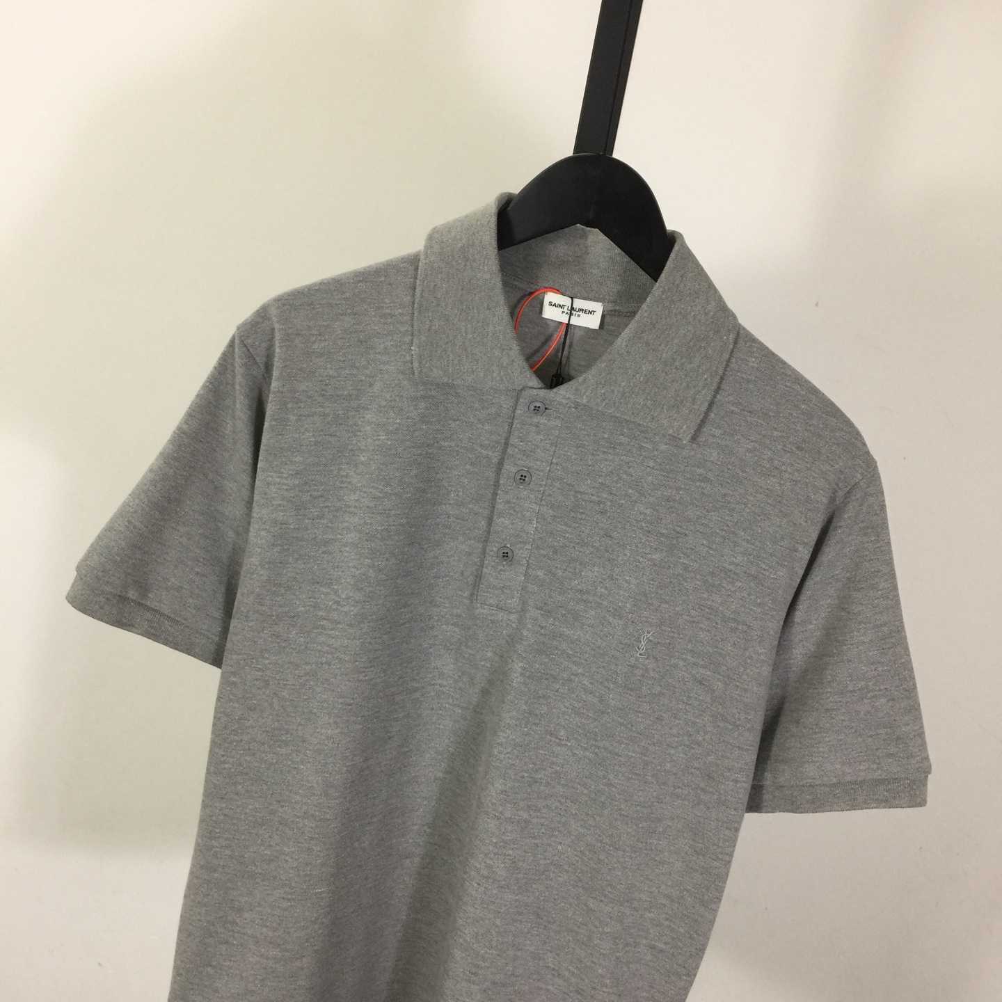 Saint Laurent Wool Knit Polo Top  - PerfectKickZ
