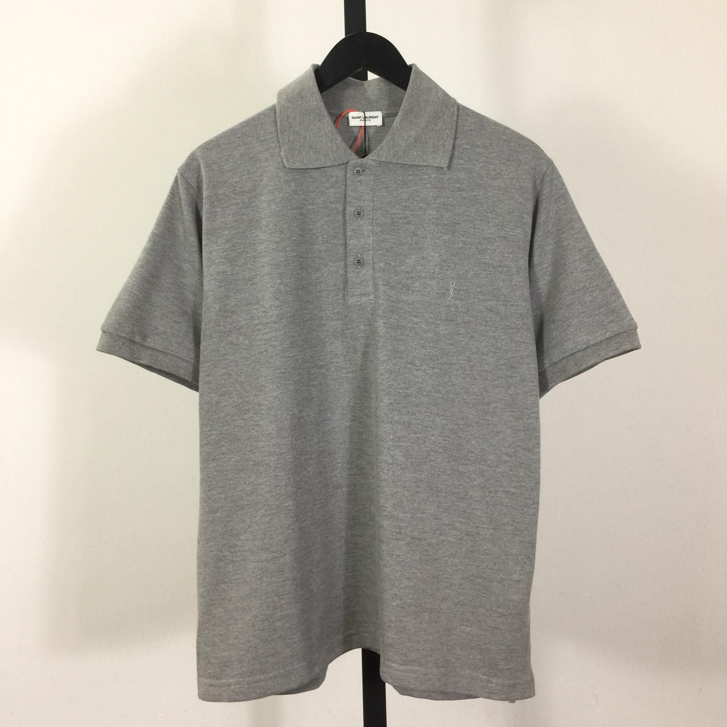 Saint Laurent Wool Knit Polo Top  - PerfectKickZ
