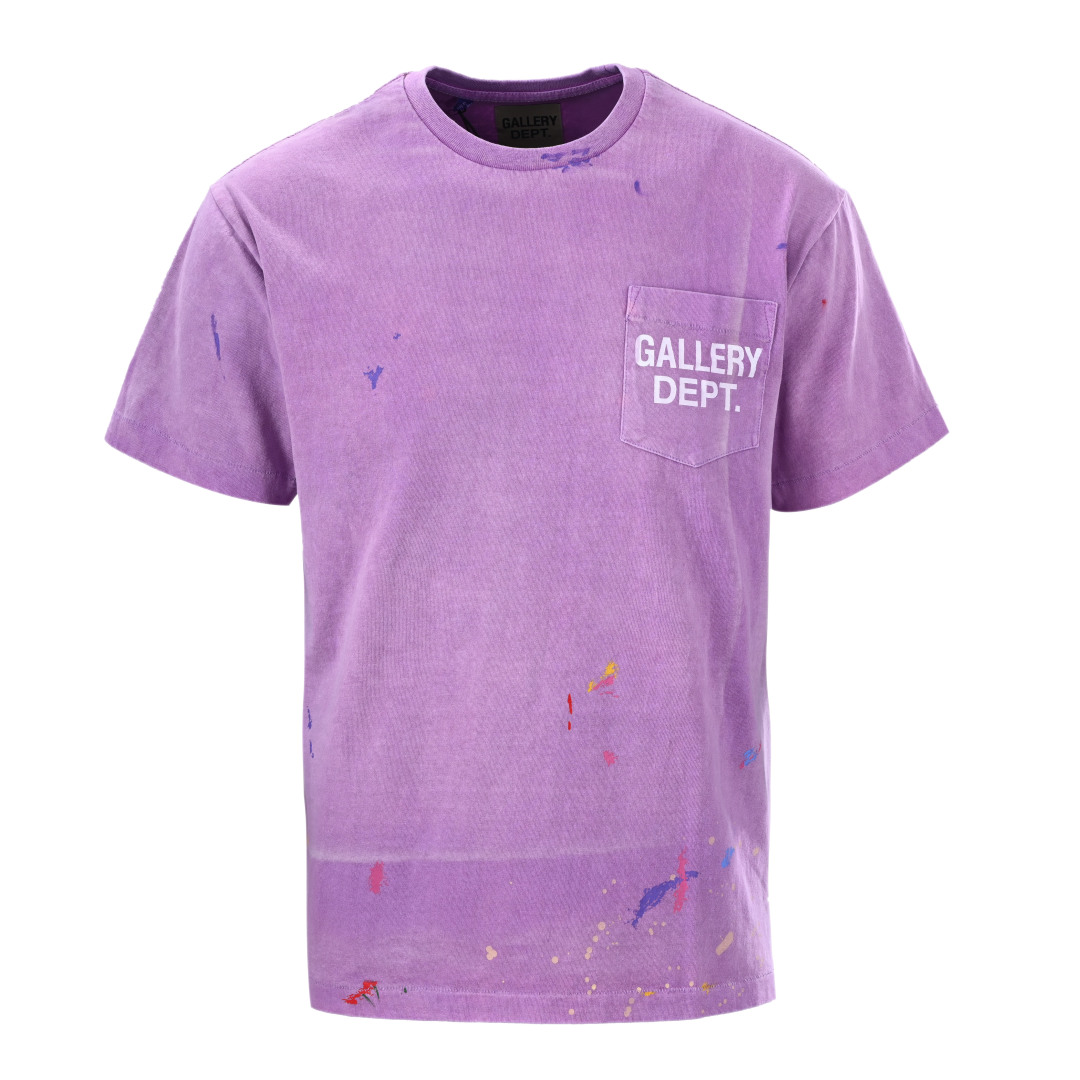 Gallery Dept. Vintage Logo Painted Tee 'Purple'  - PerfectKickZ