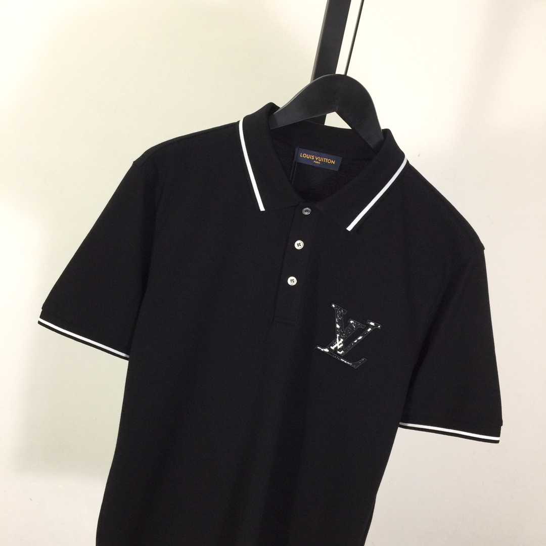Louis Vuitton Short-Sleeved Cotton Polo Shirt    - PerfectKickZ