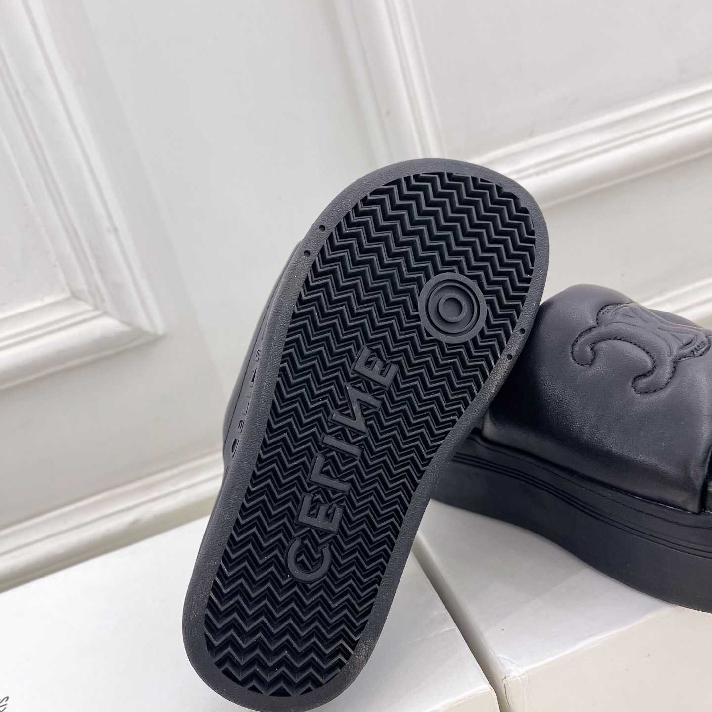 Celine Block Slide With Triomphe In Lambskin - PerfectKickZ