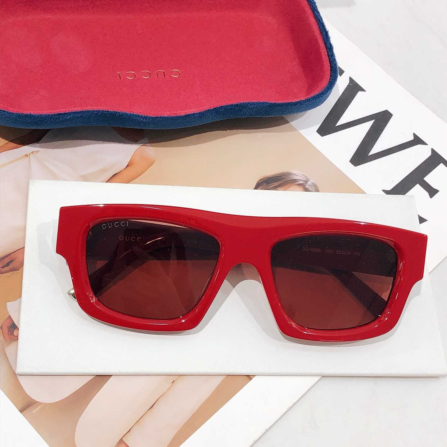 Gucci Rectangular Frame Sunglasses  GG1926s - PerfectKickZ