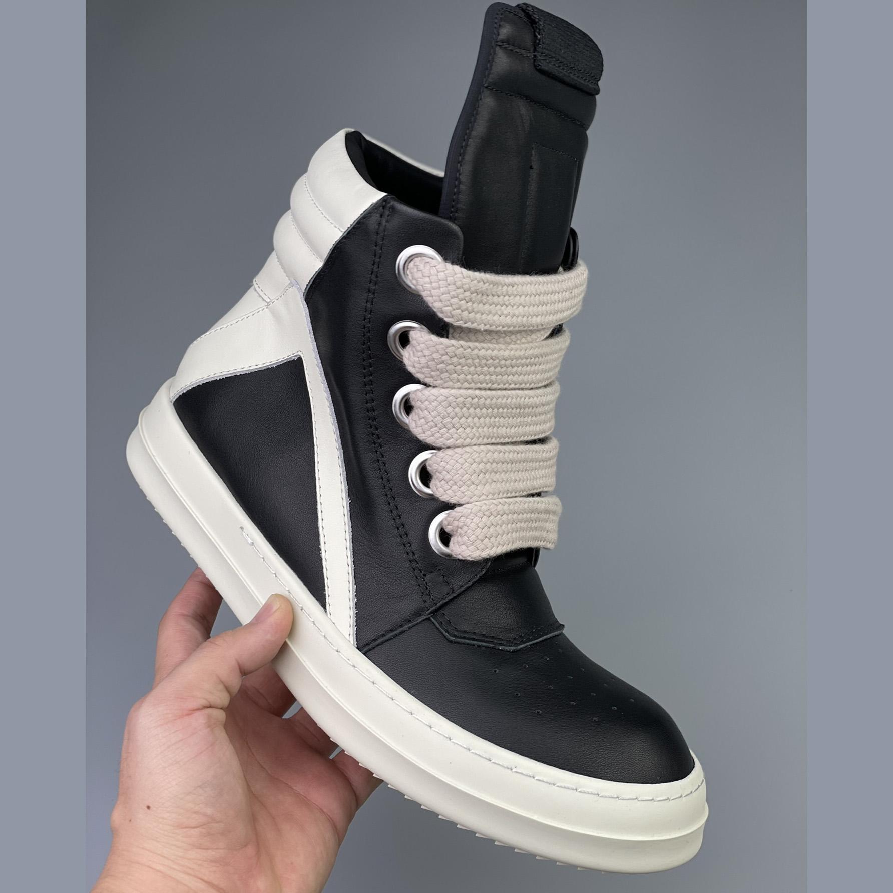 Rick Owens Geobasket High 'Black Milk' - PerfectKickZ