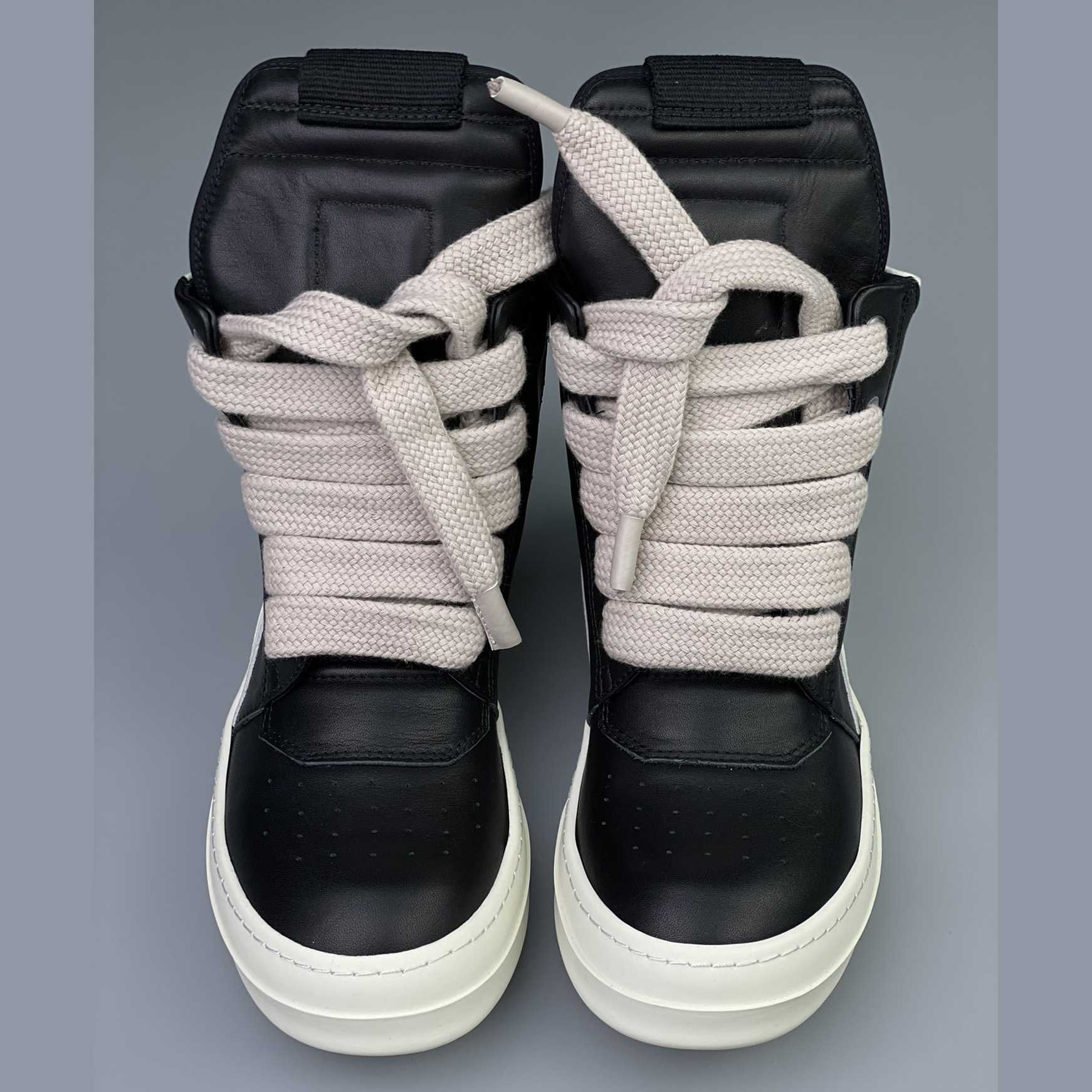Rick Owens Geobasket High 'Black Milk' - PerfectKickZ