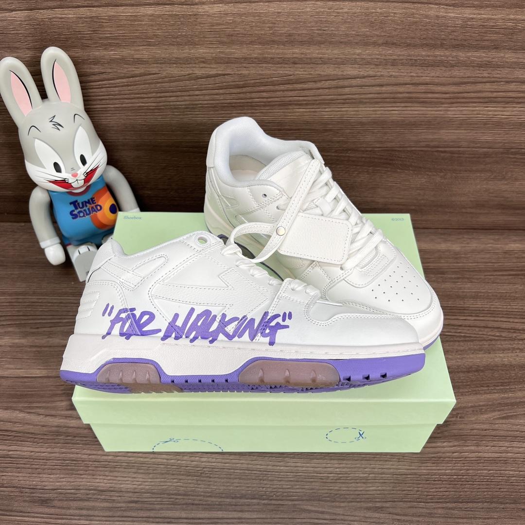 Off-White Out Of Office OOO "For Walking" Low Tops White - PerfectKickZ