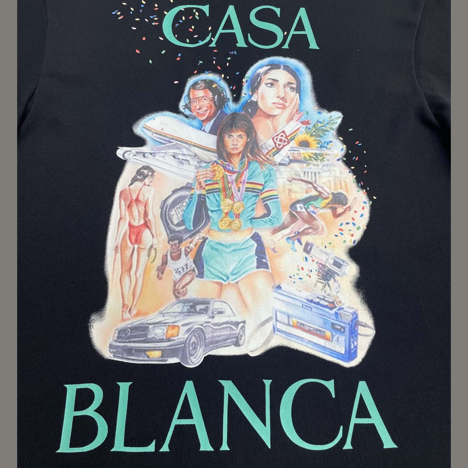 Casablanca printed T-shirt   C949 - PerfectKickZ