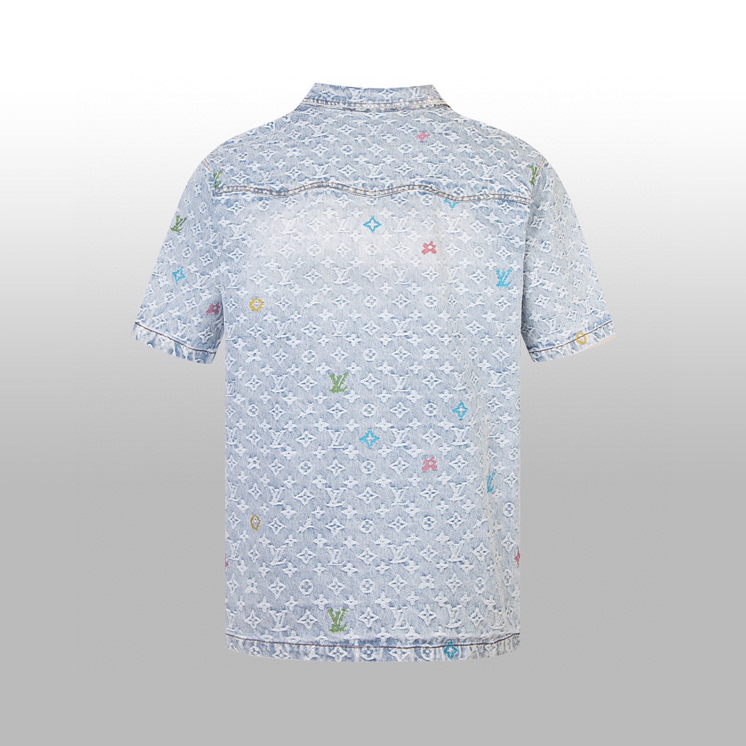 Louis Vuitton Monogram Short-Sleeved Shirt  - 