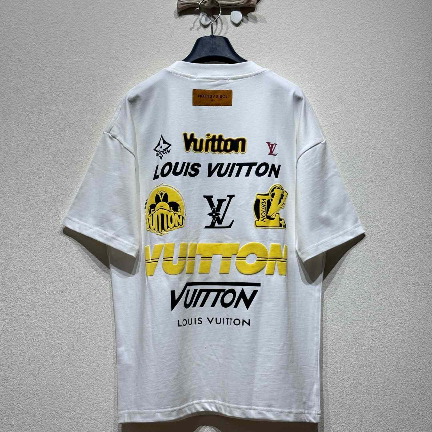 Louis Vuitton Short-Sleeved Cotton Crewneck    - PerfectKickZ