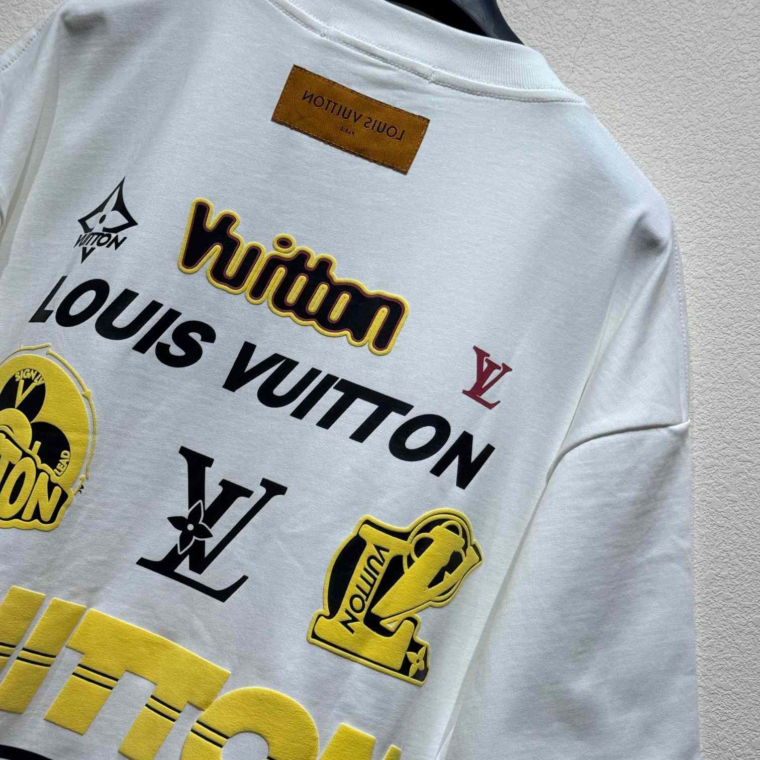 Louis Vuitton Short-Sleeved Cotton Crewneck    - PerfectKickZ