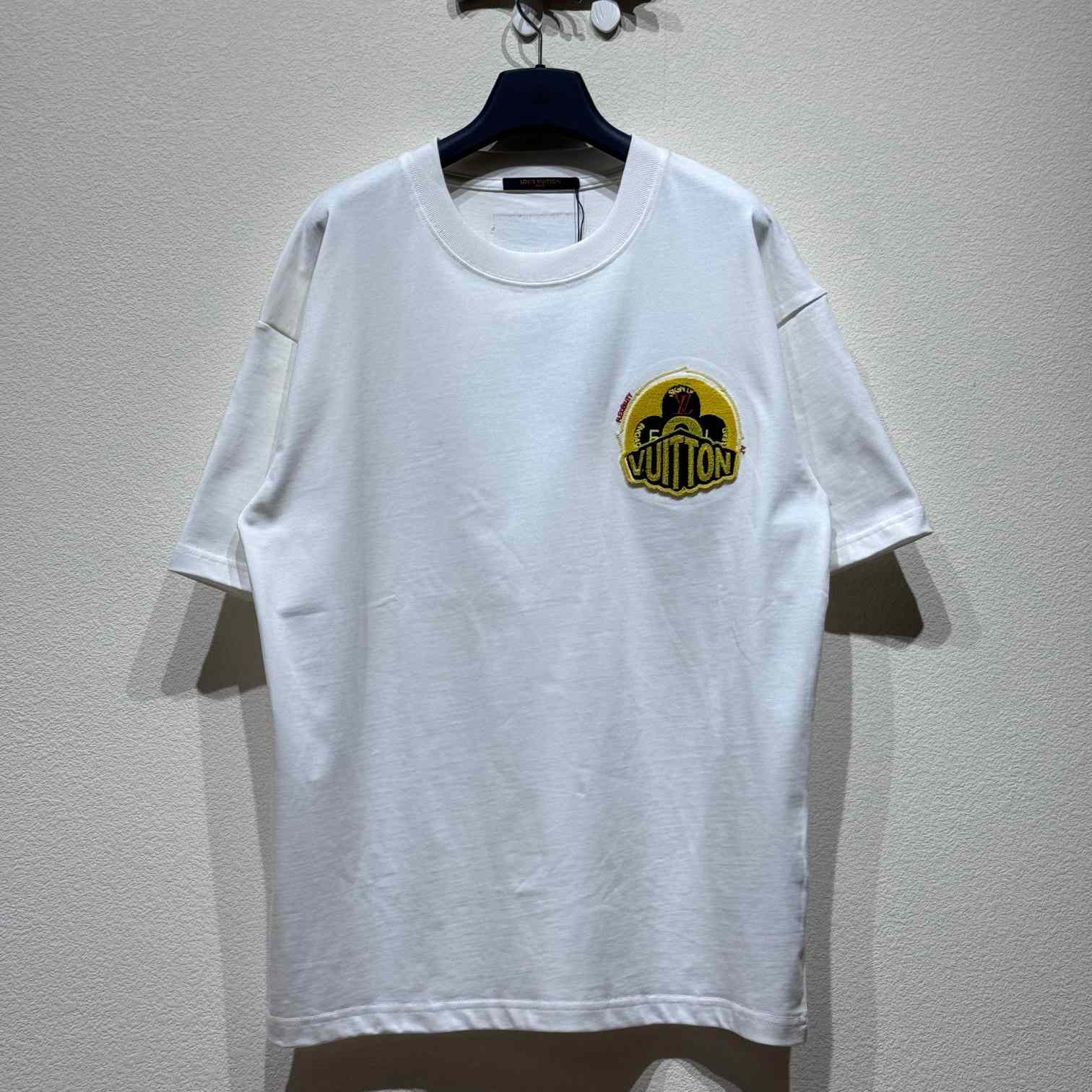 Louis Vuitton Short-Sleeved Cotton Crewneck    - PerfectKickZ