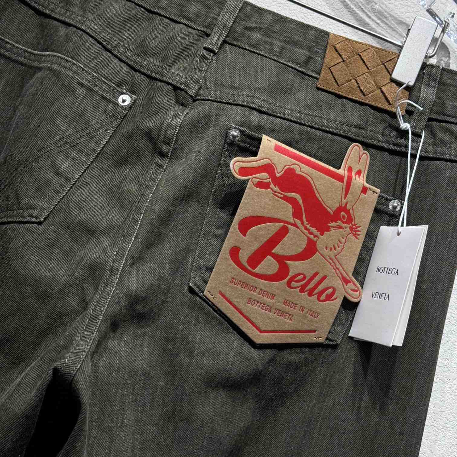 Bottega Veneta Turned Up Hem Wide-Leg Jeans - PerfectKickZ